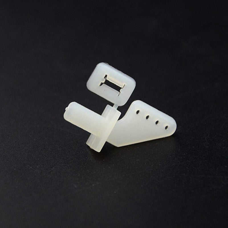 WMYCONGCONG 20 Set Nylon Micro Control Horns 21x11 mm 4 Hole for RC Airplane Remote Control Foam Electric Park Flyers Parts - Image 2